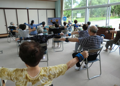 いきいき体操　老人福祉センター