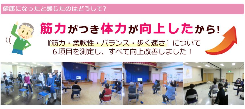 健康になったと感じたのはどうして？